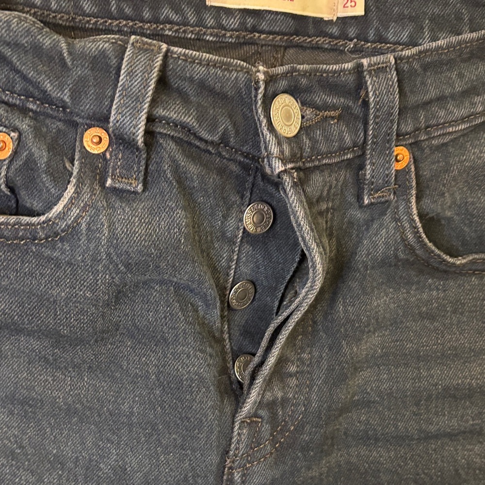 Levi Strauss button fly Wedgie skinny jeans - Picture 7 of 10